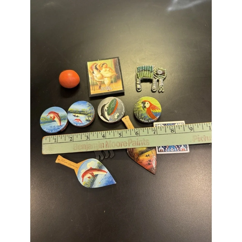 Lot Of 11 Refrigerator Magnets Many‎ Themes